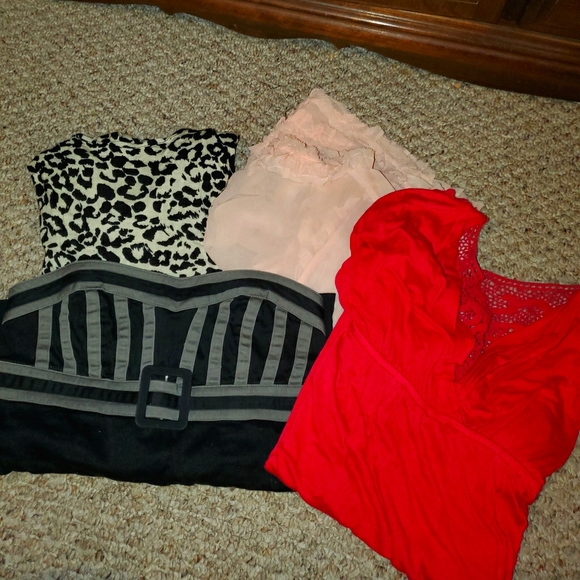 Charlotte Russe Tops - Lot of 4 Charlotte Russe tops/dress